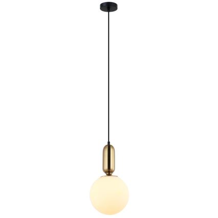 ITALUX - Suspension filaire ALDEVA 1xE27/40W/230V d. 20 cm noir/bronze