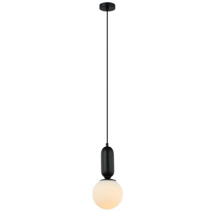 ITALUX - Suspension filaire ALDEVA 1xE27/40W/230V noir