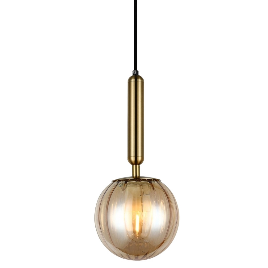 ITALUX - Hanglamp aan een koord RAVENA 1xE27/5W/230V messing