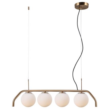 ITALUX - Hanglamp aan een koord CARIMI 4xG9/5W/230V messing