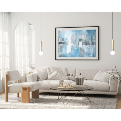 ITALUX - Suspension sur câble FILANO 1xG9/5W/230V dorée