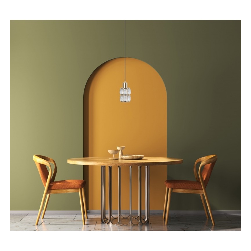 ITALUX - Suspension sur câble ALMA 1xE27/40W/230V dorée