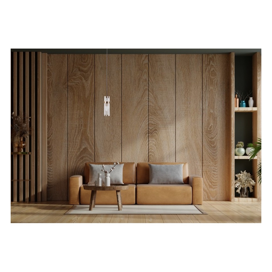 ITALUX - Suspension à câble TARASO 1xE14/40W/230V dorée