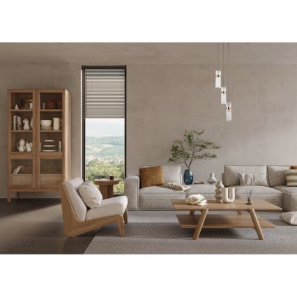 ITALUX - Hanglamp met snoer TARASO 3xE14/40W/230V zwart/goud