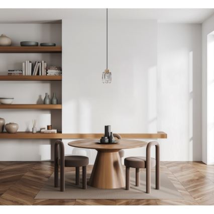 ITALUX - Suspension sur câble TORNO 1xE14/40W/230V dorée