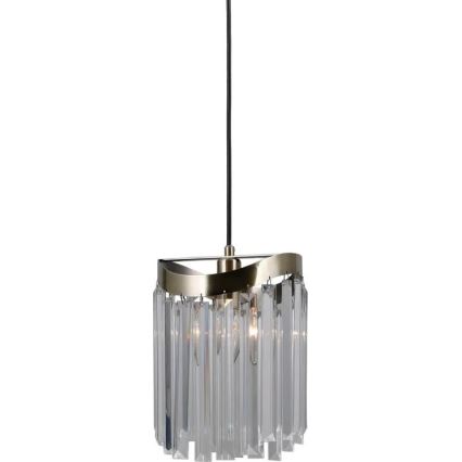 ITALUX - Hanglamp aan een koord SABRIGA 1xE14/40W/230V mat chroom