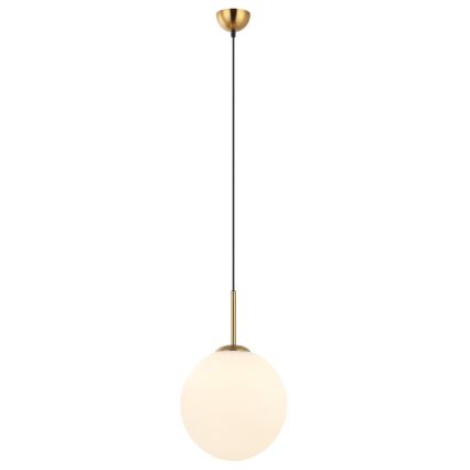 ITALUX - Hanglamp aan kabel DEORE 1xE27/40W/230V pr. 30 cm brons