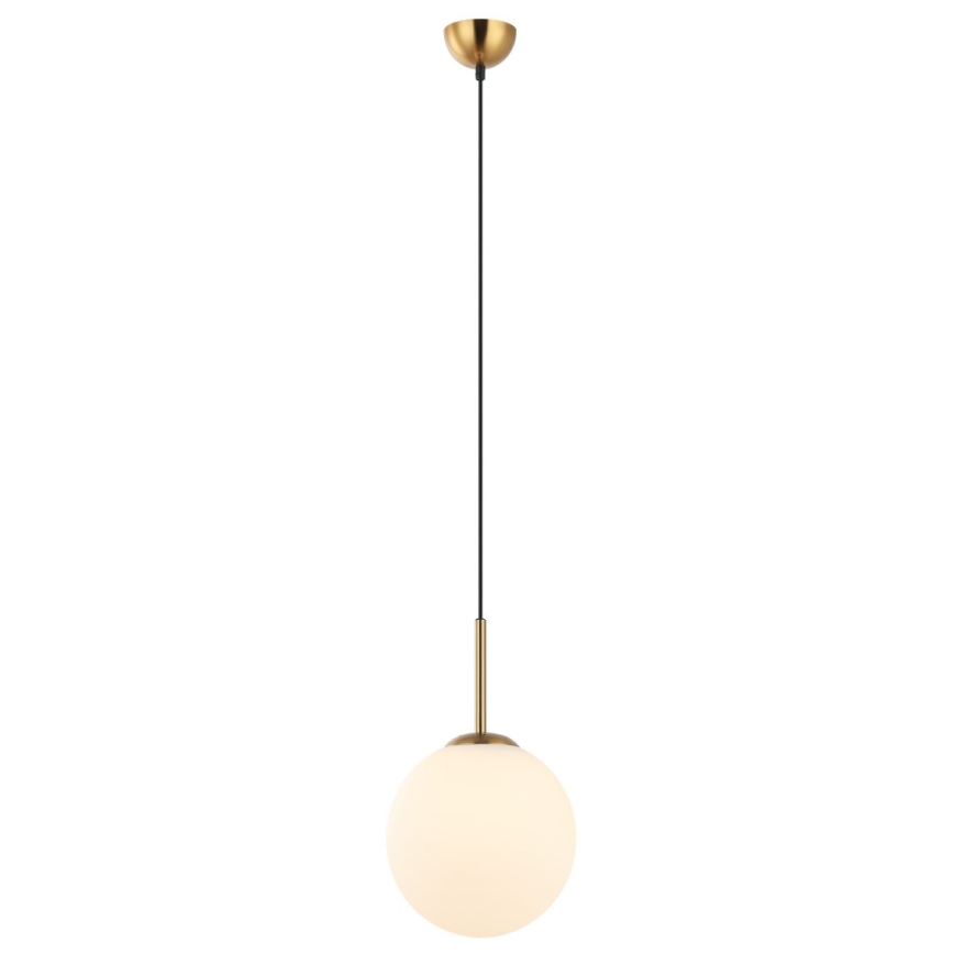 ITALUX - Hanglamp aan een koord DEORE 1xE27/40W/230V diameter 25 cm brons