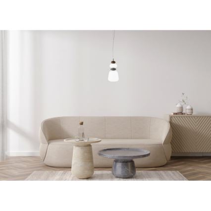 ITALUX - Suspension LED sur câble EVANS LED/12W/230V 3000K doré/blanc