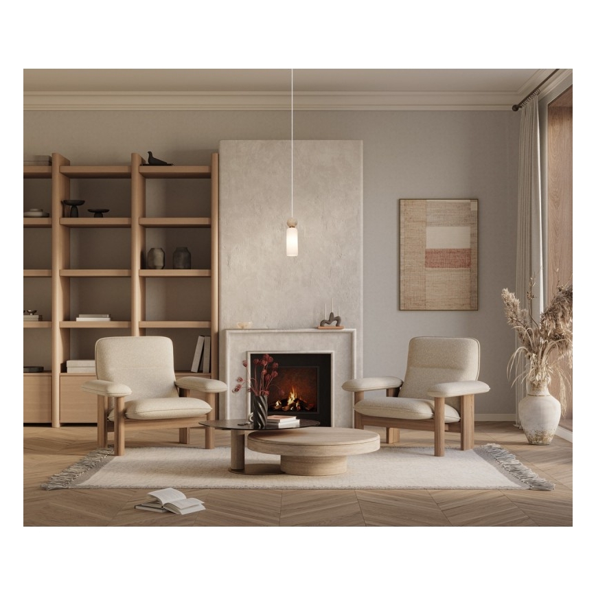 ITALUX - Suspension sur câble SANTOS 1xG9/40W/230V dorée