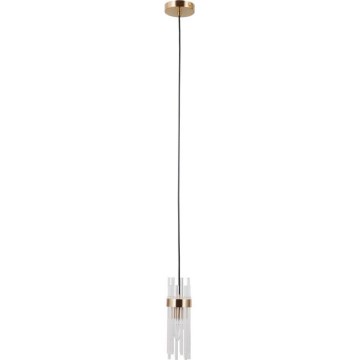 ITALUX - Suspension à câble TARASO 1xE14/40W/230V dorée