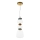 ITALUX - Suspension EVANS LED sur câble 15W/230V 3000K doré/bleu