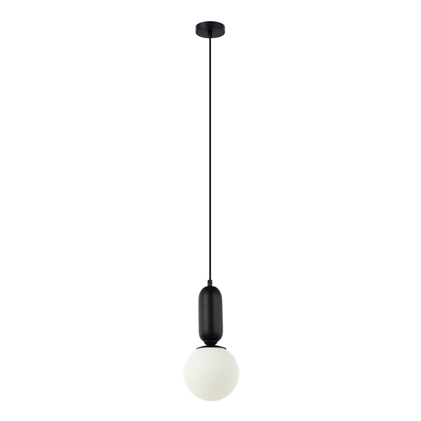 ITALUX - Suspension filaire ALDEVA 1xE27/40W/230V noir