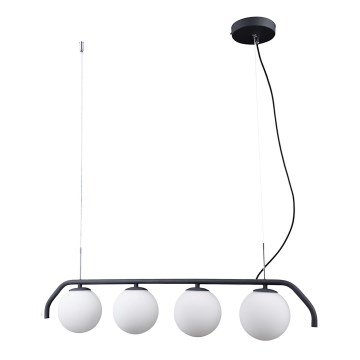 ITALUX - Suspension filaire CARIMI 4xG9/5W/230V noir