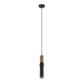 ITALUX - Suspension filaire ISIDORA 1xGU10/25W/230V noir/bronze