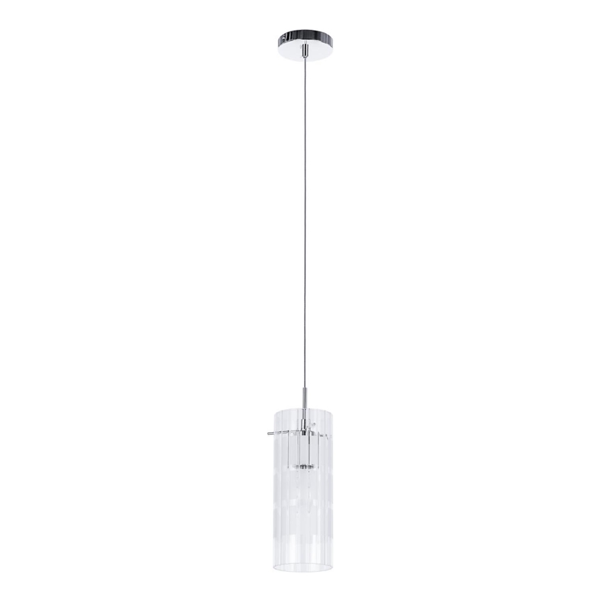 ITALUX - Suspension filaire MAX 1xE27/60W/230V chrome brillant/transparent