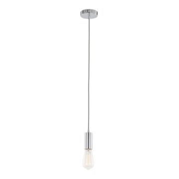 ITALUX - Suspension filaire MODERNA 1xE27/60W/230V chrome brillant