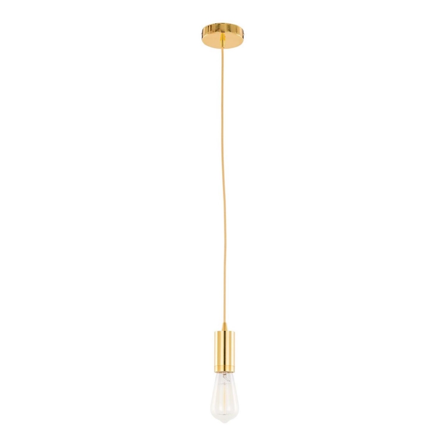 ITALUX - Suspension filaire MODERNA 1xE27/60W/230V doré