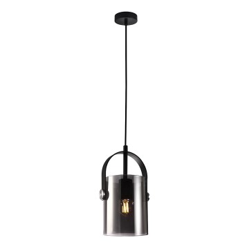 ITALUX - Suspension filaire NANESMA 1xE27/40W/230V noir