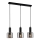 ITALUX - Suspension filaire SANTIA 3xE27/40W/230V noir