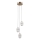 ITALUX - Suspension LED sur câble ALANI, 3x LED de 5 W, 230 V, 3000 K, finition dorée