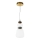ITALUX - Suspension LED sur câble EVANS LED/12W/230V 3000K doré/blanc