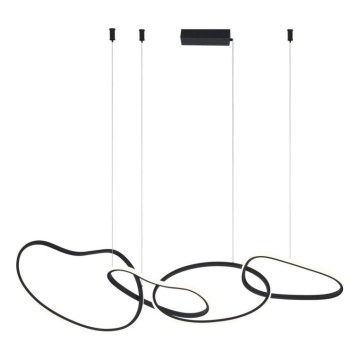 ITALUX - Suspension LED sur câble FONTE LED/60W/230V 3000/4000/6000K noire