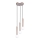 ITALUX - Suspension sur câble FILANO 3xG9/5W/230V or rose