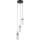 ITALUX - Suspension sur câble TARASO 3xE14/40W/230V noir/doré