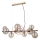 ITALUX - Verre de rechange pour suspension et applique murale CANELLO G9 d. 13 cm marron