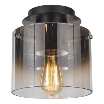 ITALUX - Verre de rechange pour suspension, lampadaire et plafonnier JAVIER E27 gris