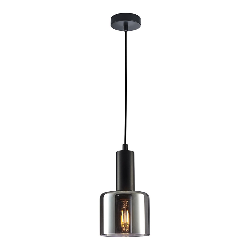 ITALUX - Vervangend glas voor kroonluchter SANTIA E27 Ø 12 cm rookzwart