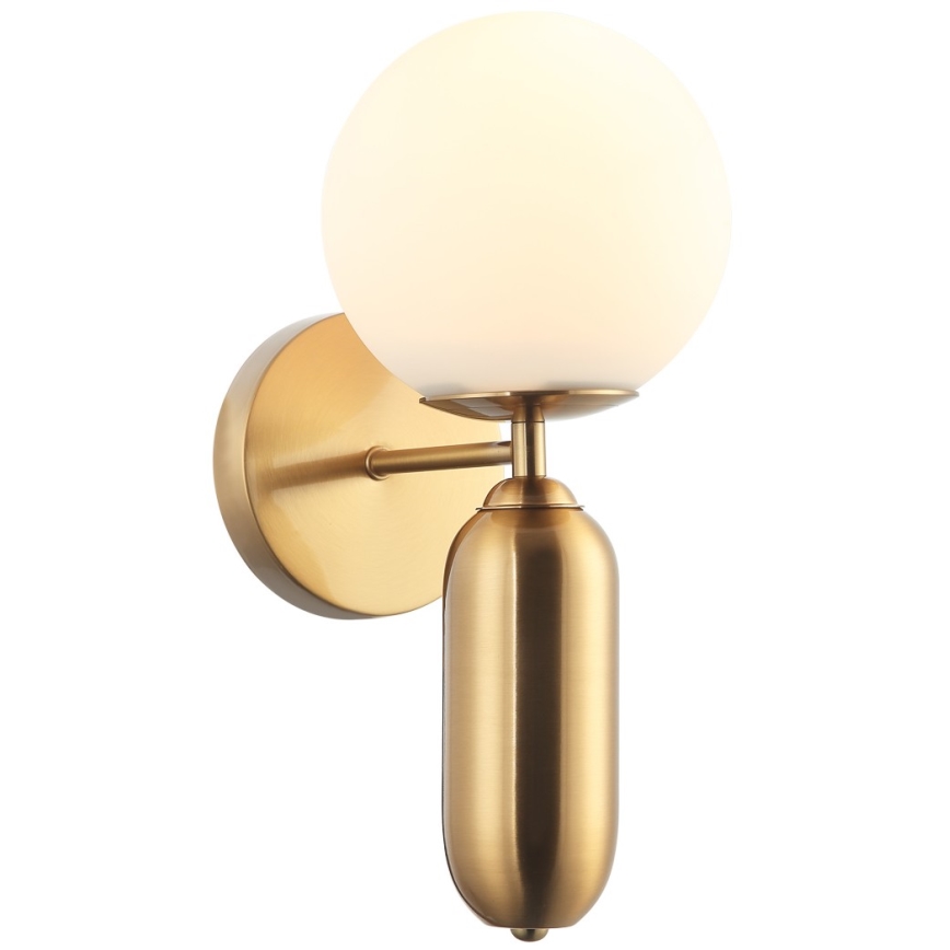 ITALUX - Wandlamp ALDEVA 1xE27/40W/230V goudkleurig