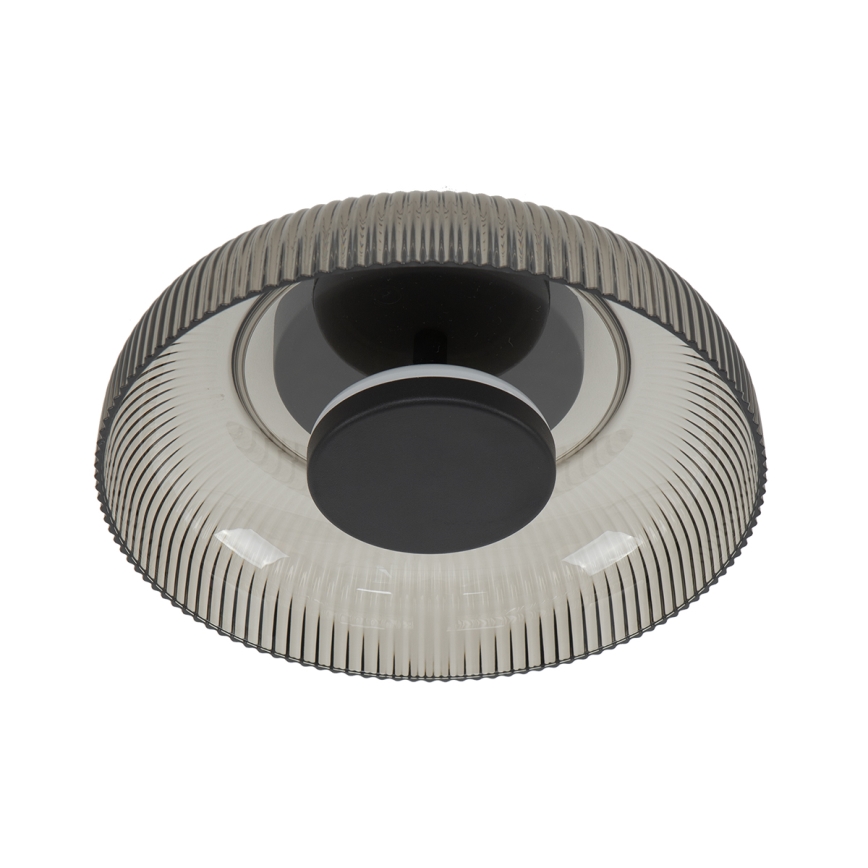 ITALUX - LED plafondlamp PASSO LED/8W/230V 3000K diam. 25 cm rookzwart