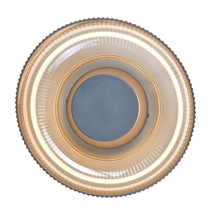 ITALUX - LED plafondlamp PASSO LED/8W/230V 3000K Ø 25 cm rookbeige