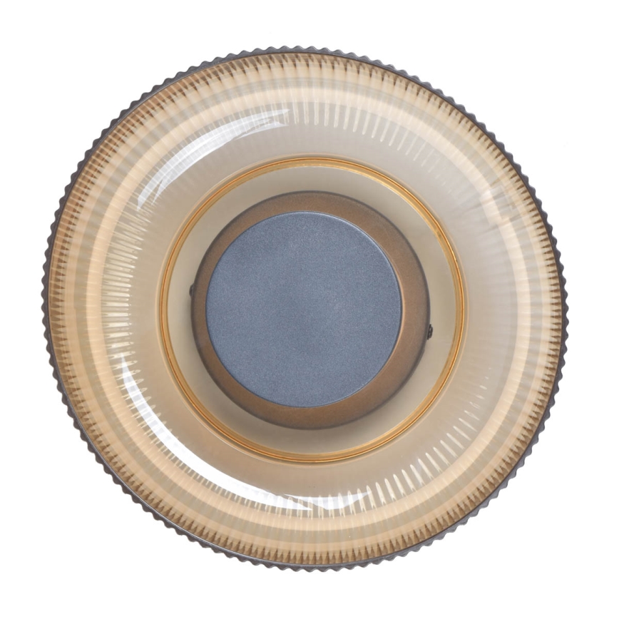 ITALUX - LED plafondlamp PASSO LED/8W/230V 3000K Ø 25 cm rookbeige