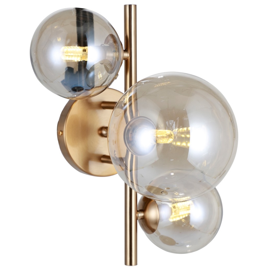 ITALUX - Wandlamp CANELLO 3xG9/5W/230V messing