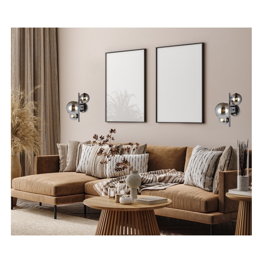 ITALUX - Wandlamp CANELLO 3xG9/5W/230V zwart