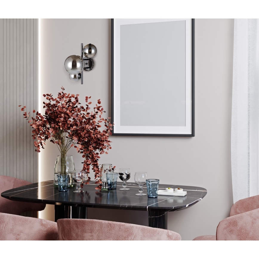 ITALUX - Wandlamp CANELLO 3xG9/5W/230V zwart