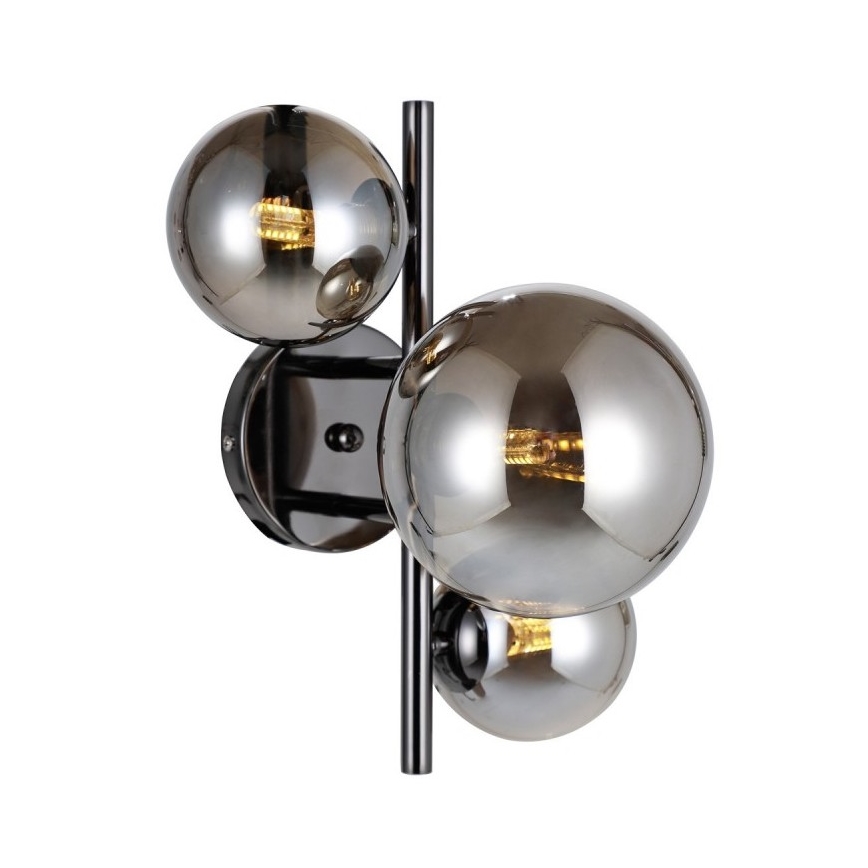 ITALUX - Wandlamp CANELLO 3xG9/5W/230V zwart