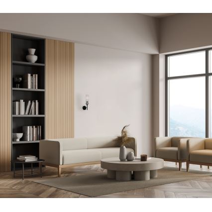 ITALUX - Applique murale SANTOS 1xG9/40W/230V noire