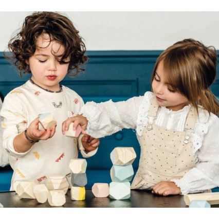 Janod - Blocs en bois SWEET COCOON 20 pcs pierres