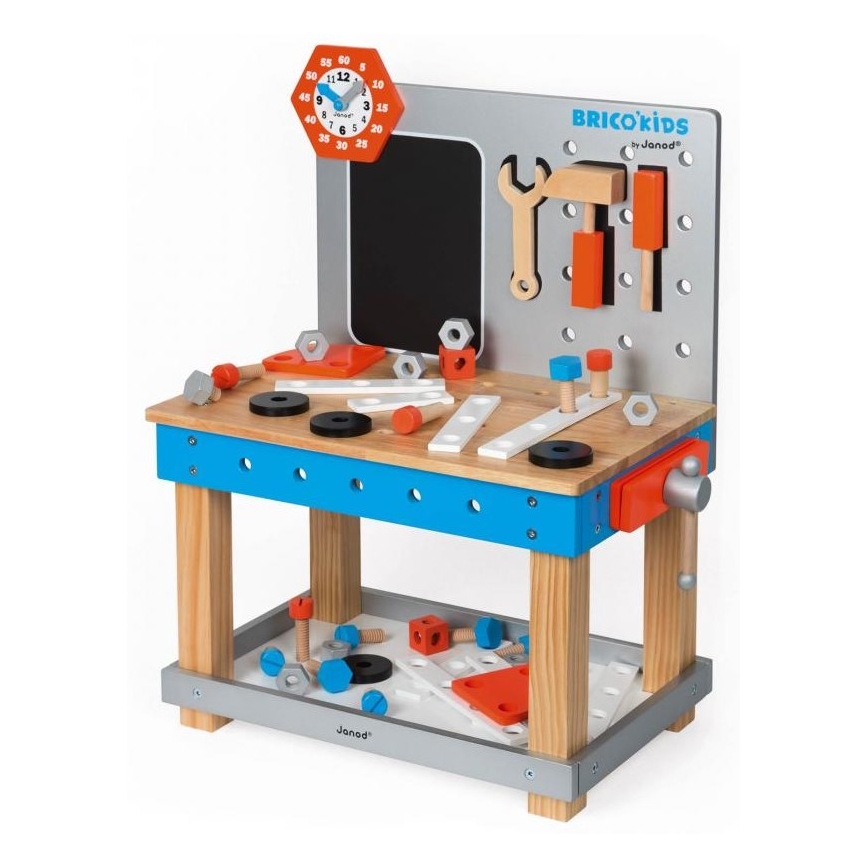 Janod - Kinderwerkplaats met gereedschap BRICOKIDS