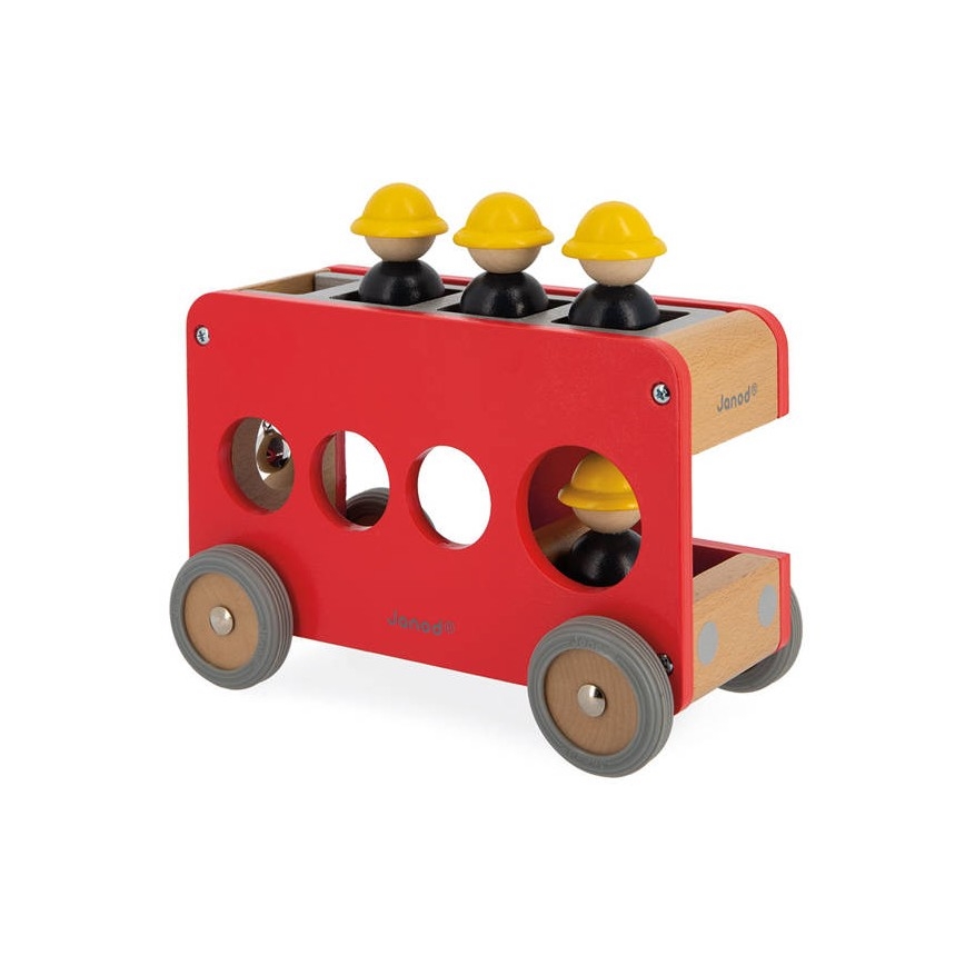 Janod - Camion de pompier en bois BOLID