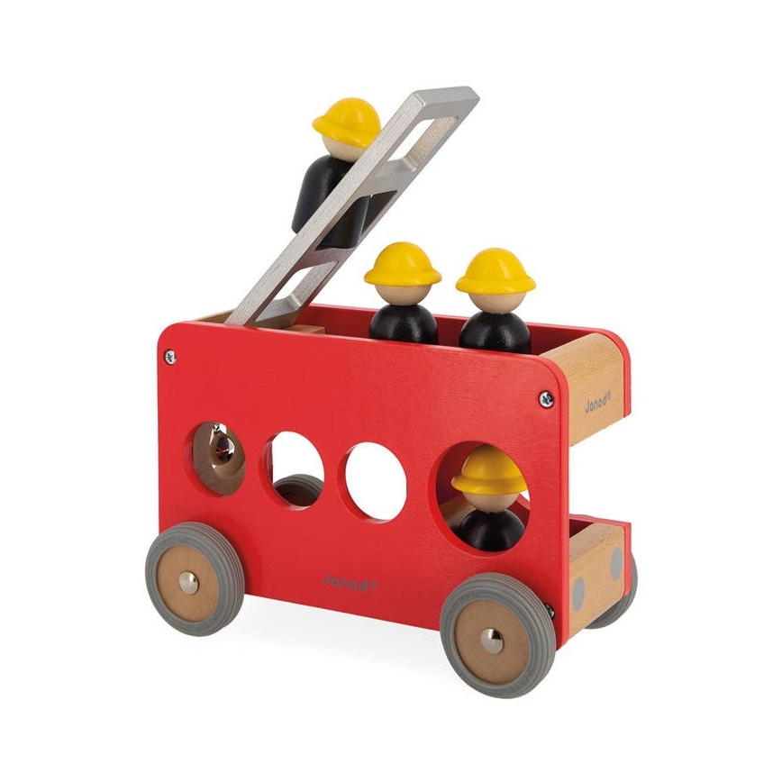 Janod - Camion de pompier en bois BOLID