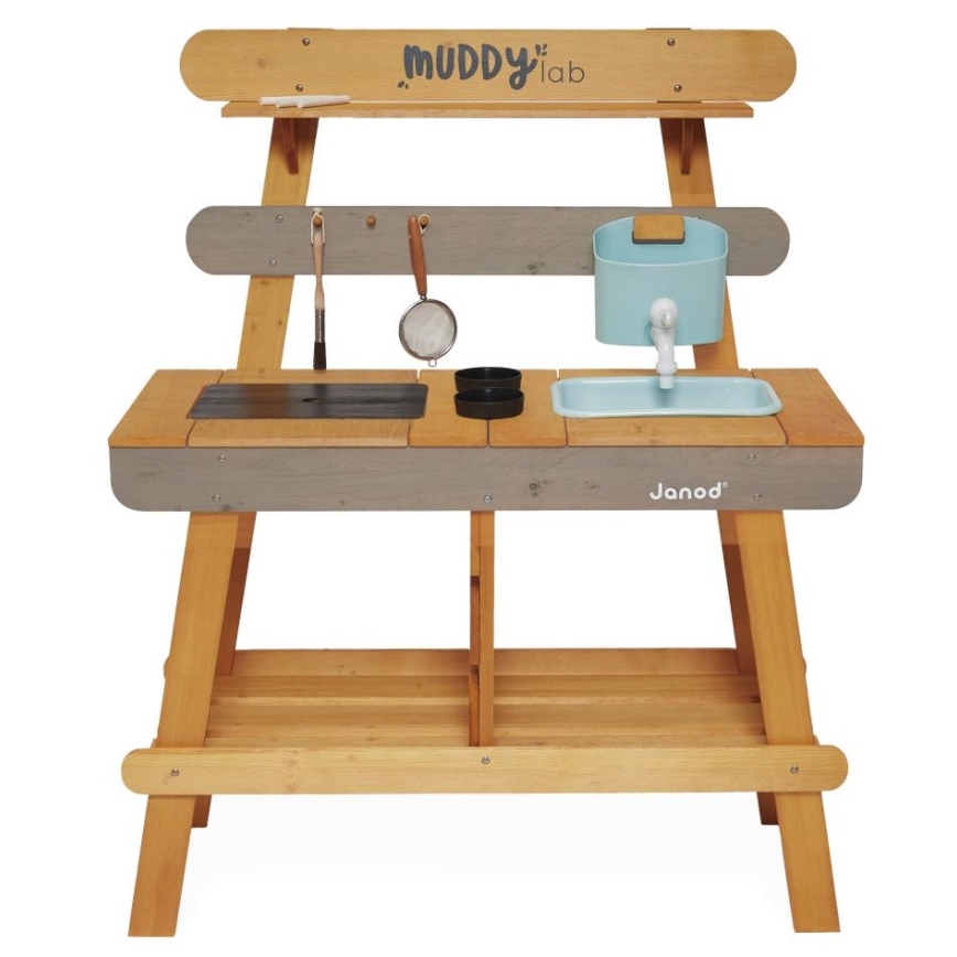Janod - Cuisine d'extérieur en bois MUDDY LAB
