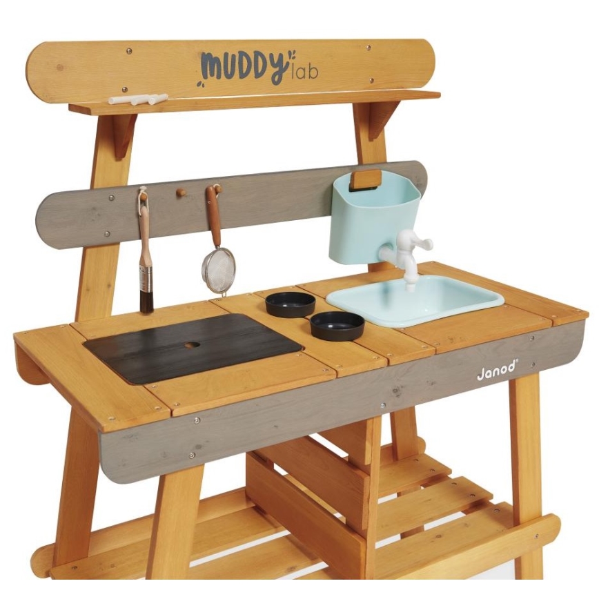 Janod - Cuisine d'extérieur en bois MUDDY LAB