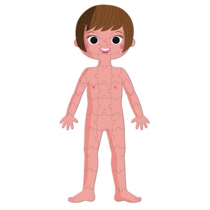 Janod - Educatieve kinderpuzzel 225 stukjes menselijk lichaam