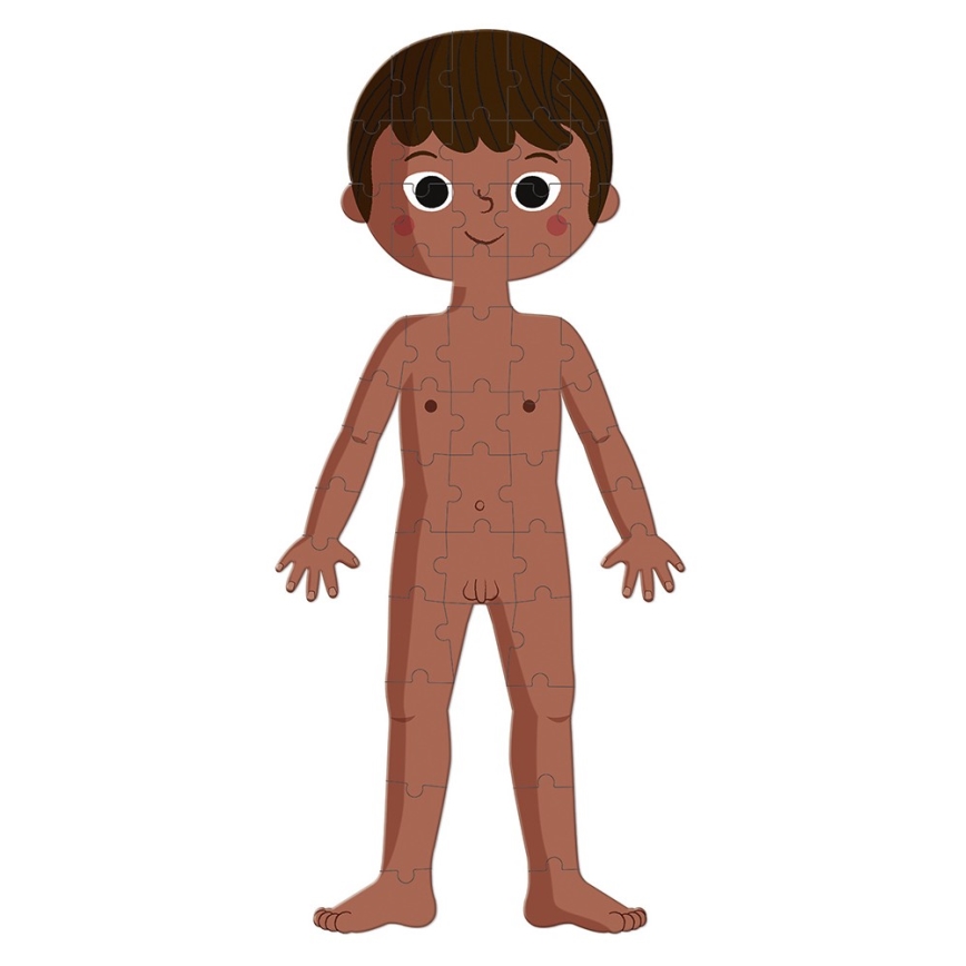 Janod - Educatieve kinderpuzzel 225 stukjes menselijk lichaam