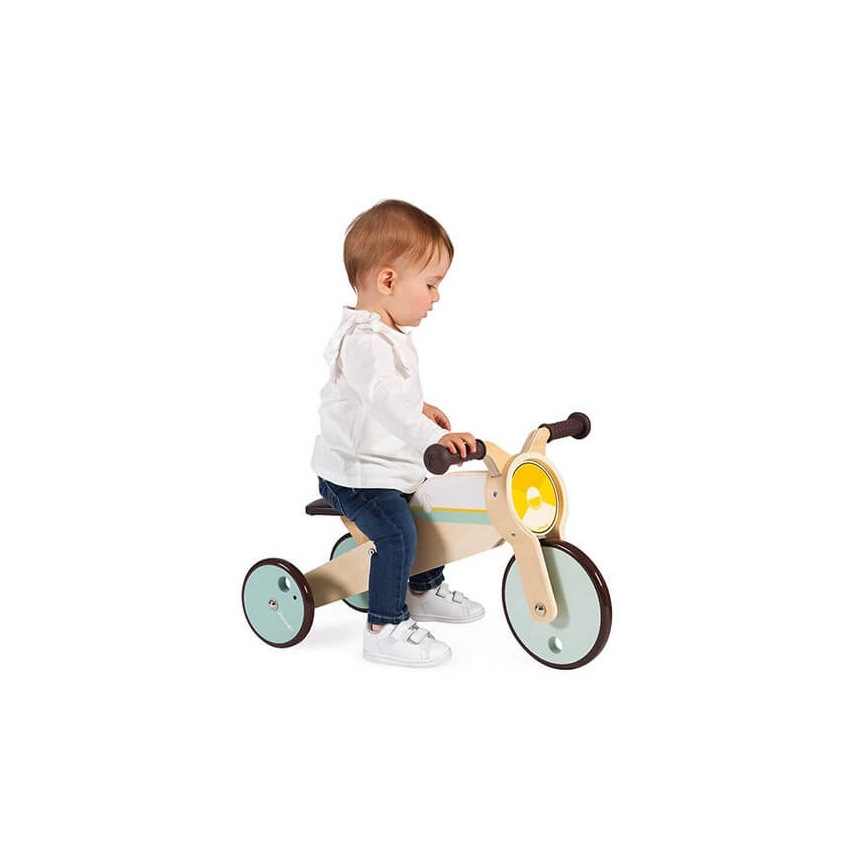 Janod - Enfant draisienne en bois 2en1